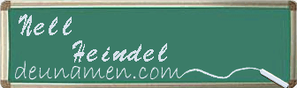 Nell Heindel Visitenkarte